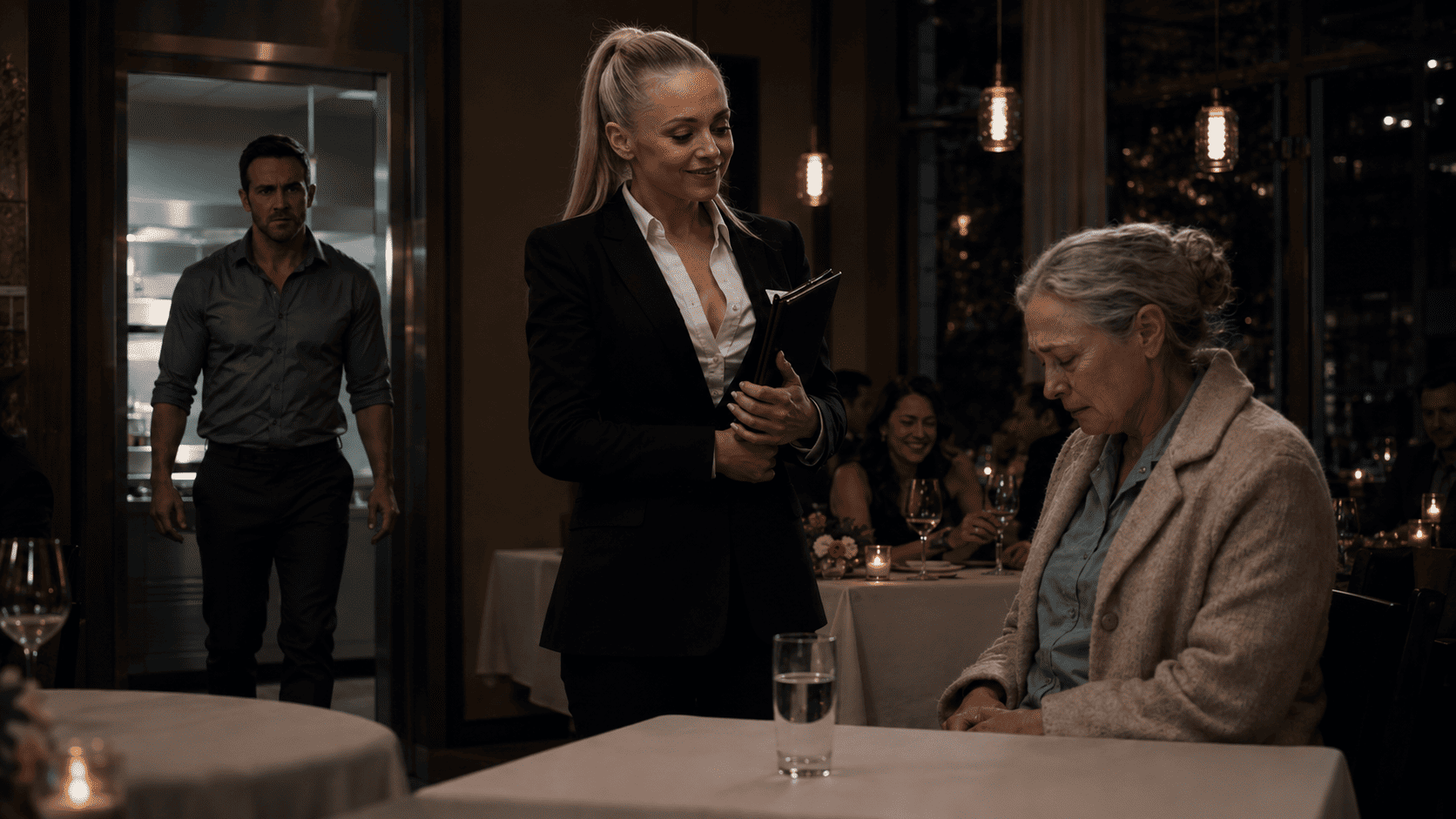 A waitress thought she was clever. She had no idea who that woman was.